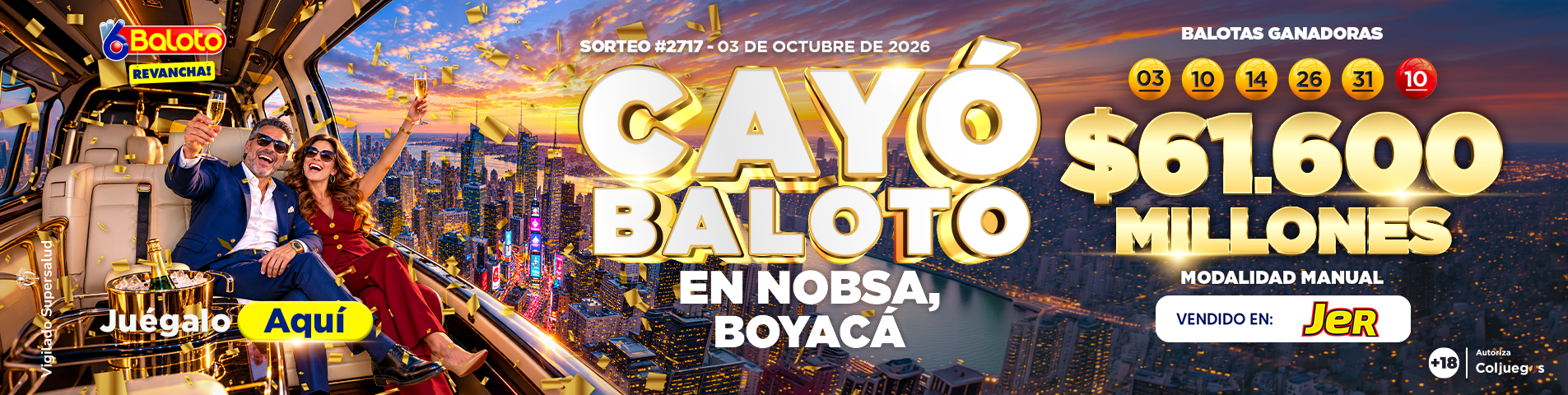 Banner Baloto 0
